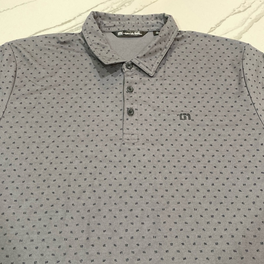 Travis Mathew Phoenician Polo XL All Over Print